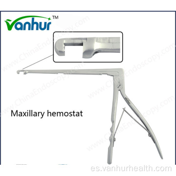 Hemostato maxilar para instrumentos de sinuscopia ENT